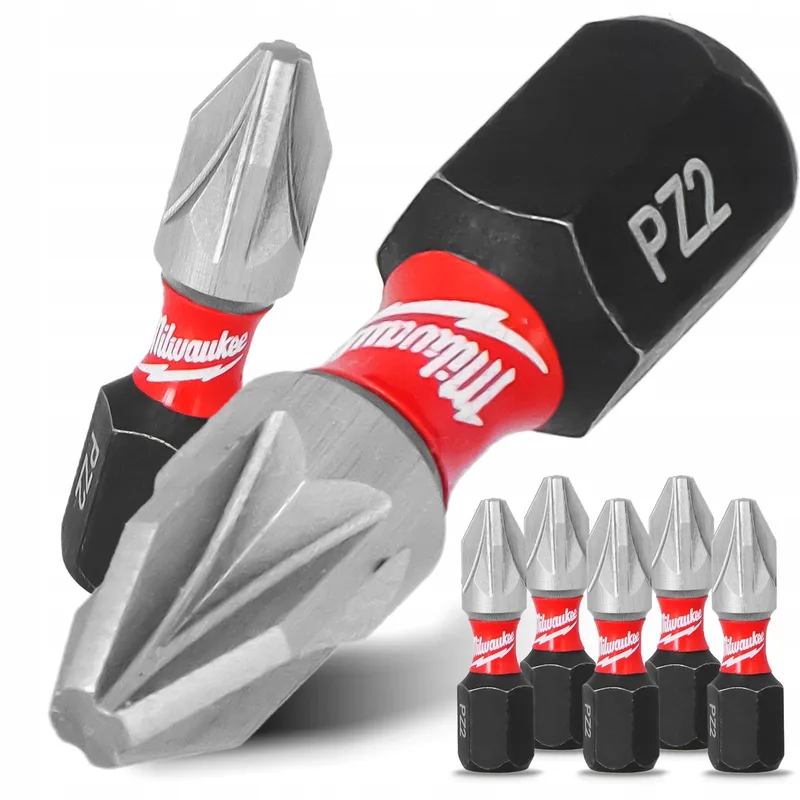 SHOCKWAVE PZ2 Bit 25mm Magnetisch 5 Stuks von Milwaukee – Produktbild