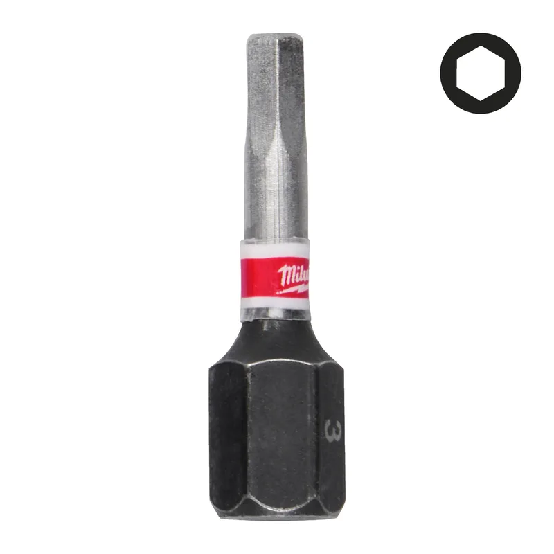 SHOCKWAVE™ Hex 3,0 x 25 mm Schroefbit (3 stuks) - 4932500379 von Milwaukee – Produktbild
