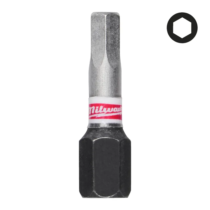 SHOCKWAVE™ Hex 4,0 x 25 mm Schroefbit (3 stuks) - 4932500380 by Milwaukee – product image