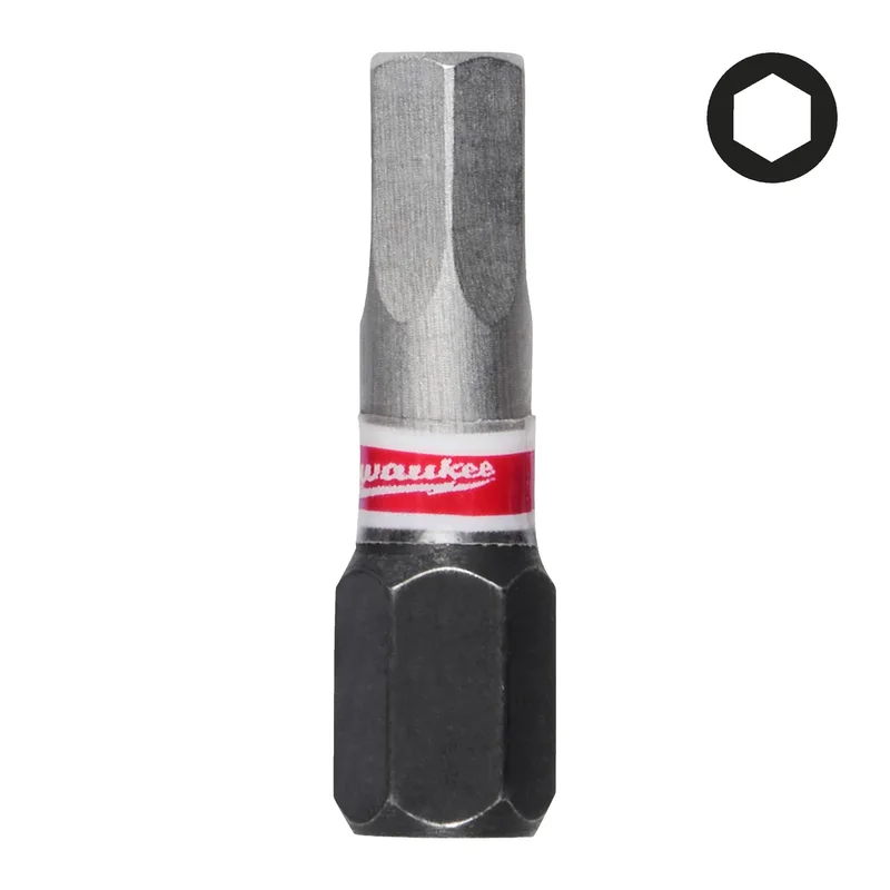 SHOCKWAVE™ Hex 5,0 x 25 mm Schroefbit (3 stuks) - 4932500381 von Milwaukee – Produktbild