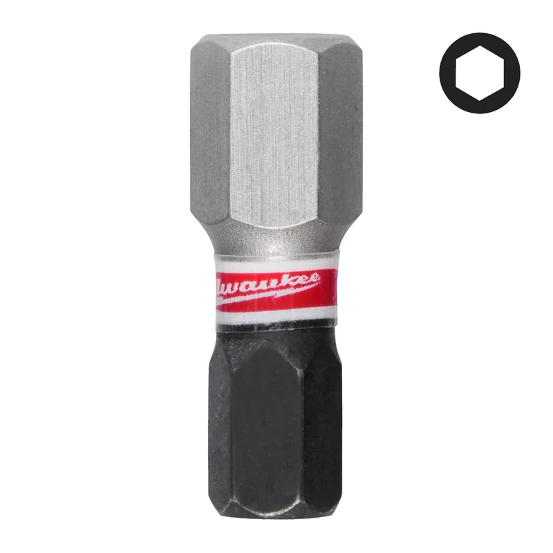 SHOCKWAVE™ Hex 8,0 x 25 mm Schroefbit (3 stuks) - 4932500383 von Milwaukee – Produktbild