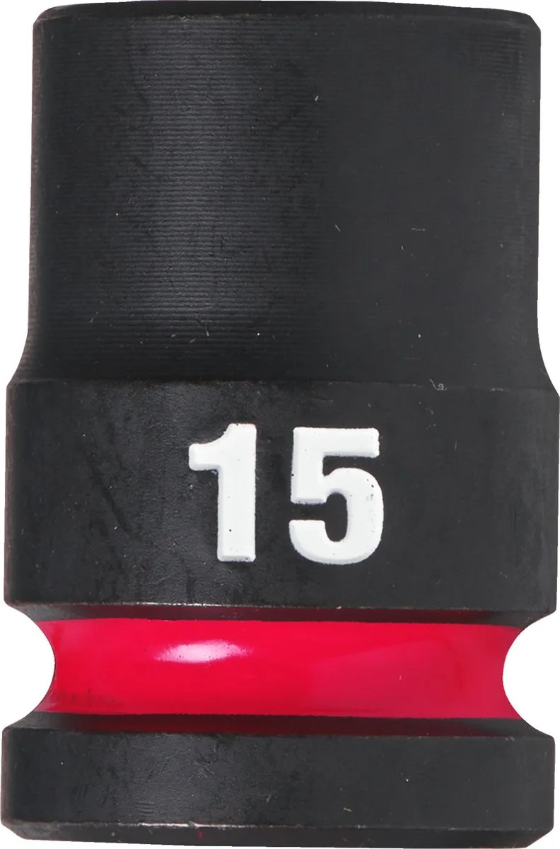 ShockWave™ Krachtdop 1/2 | kort | 15mm - 4932480309 by Milwaukee, Black – product image