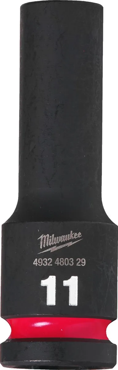 ShockWave™ Krachtdop 1/2 | lang | 11mm - 4932480329 by Milwaukee, Blue – product image