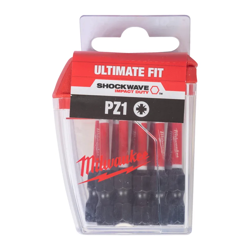 SHOCKWAVE™ PZ1 x 50 mm Schroefbit (10 stuks) - 4932500231 by Milwaukee – product image
