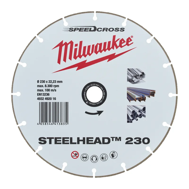 STEELHEAD™ 125 x 22,23 x 1,5 mm Diamantschijf - Speedcross - 4932492014 de Milwaukee – image du produit