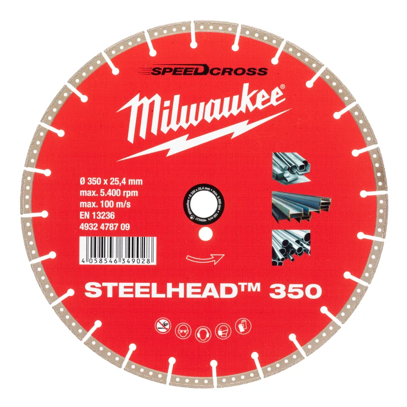STEELHEAD™ 350 x 25,4 x 2,8 mm Diamantschijf - CIS Professional - 4932478709 von Milwaukee – Produktbild