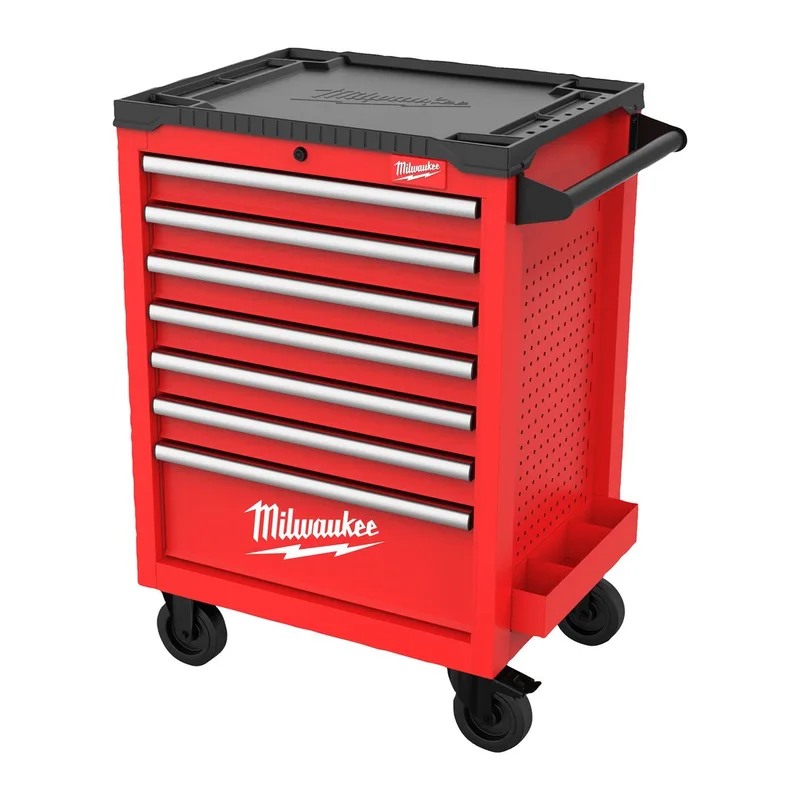 TOOLGUARD™ Stalen gereedschapswagen 69 cm rood - 7 lades - SRC27/7-1 - 4932498252 by Milwaukee – product image