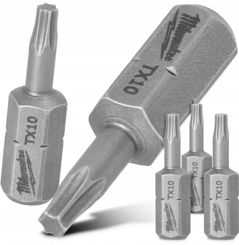 Torx TX10 Bits 25mm Magnetisch 3 Stuks - Staal S2 by Milwaukee – product image