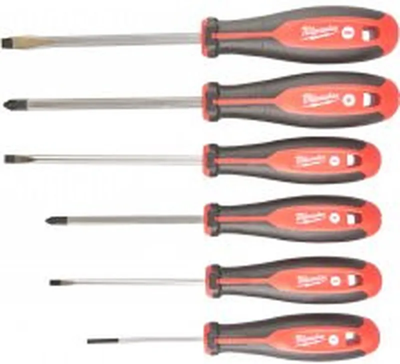 Tri-lobe Schroevendraaier Set 6- delig - 4932471807 by Milwaukee, Red – product image
