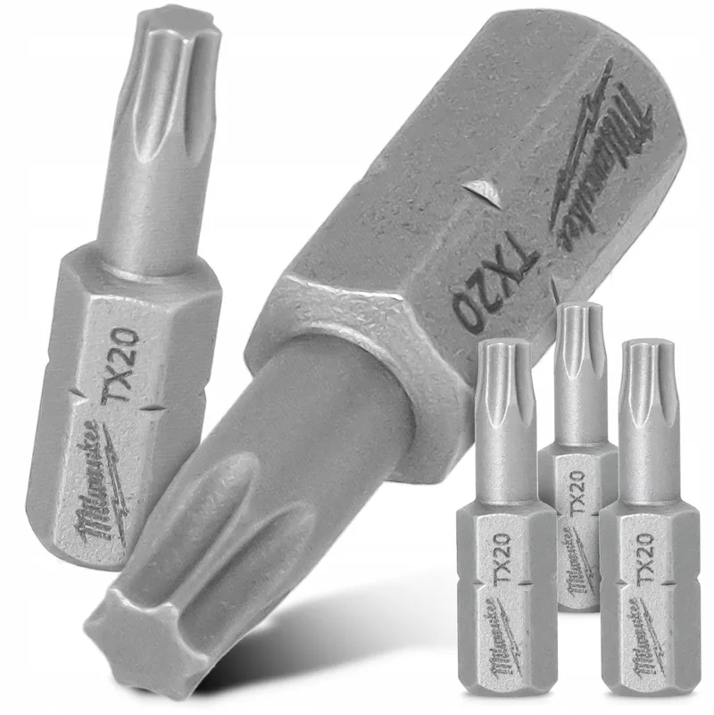 TX20 Torx Bits 25mm Magnetisch 3 Stuks - Roestvrij Staal by Milwaukee – product image