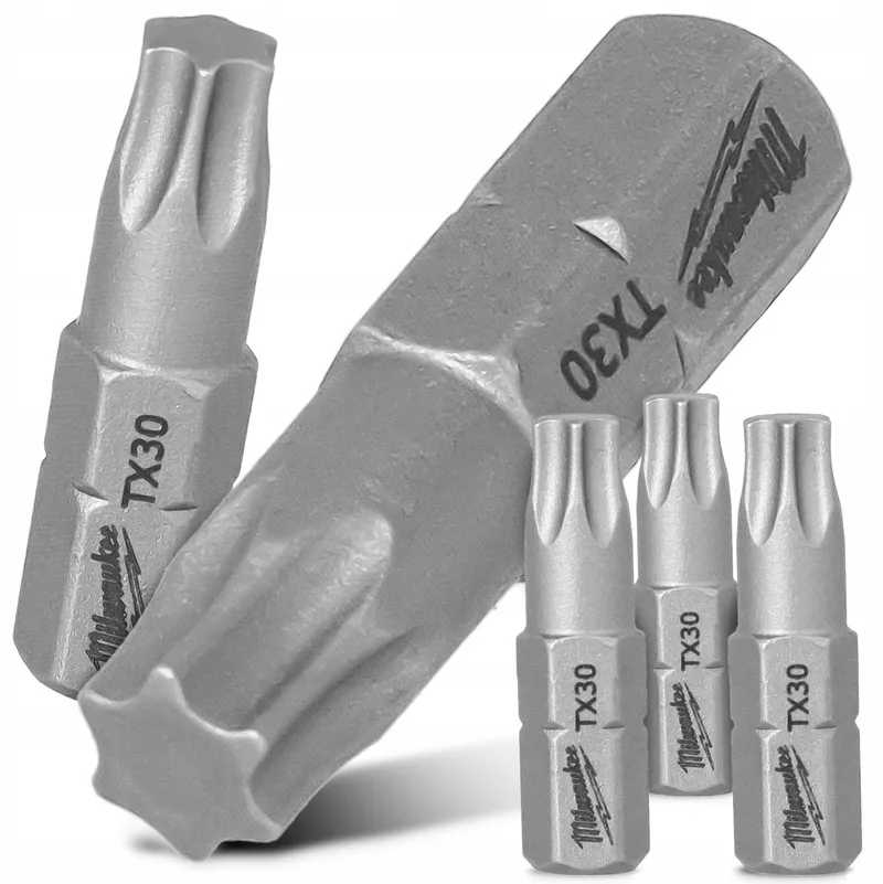 TX30 Torx Bits 25mm Magnetisch 3 Stuks S2 Staal van Milwaukee – productafbeelding