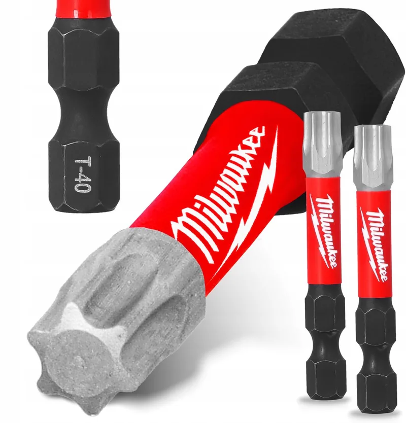 TX40 50mm Impact Bit - 2 Stuks - Magnetische Schroefbit van Milwaukee – productafbeelding