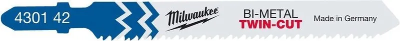 Universele decoupeerzaagbladen Bi 91 x 2,5 / 1,8 mm x 123 T F - 5 stuks - 4932430142 de Milwaukee – image du produit