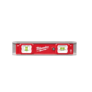 Wasserwaage Torpedo LED 23 cm lang magnetisch van Milwaukee – productafbeelding 1 van 4
