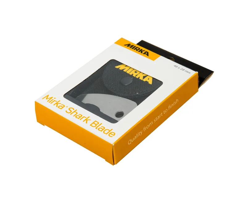 Blockhobel Shark Blade, Beseitigung von Lackläufen und Nasen, Lackhobel für Auto und Holz de Mirka, Argent – image du produit 4 sur 4
