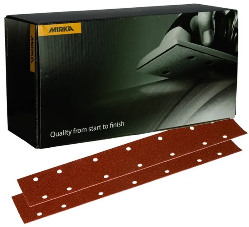 Coarse Cut Schuurstroken 70x420mm met 14 gaten - P80 de Mirka – image du produit