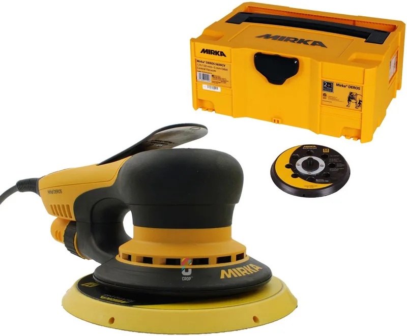 Deros 5650CV Excentrische schuurmachine in koffer - 150/125mm - 350W - koolborstelloos by Mirka – product image