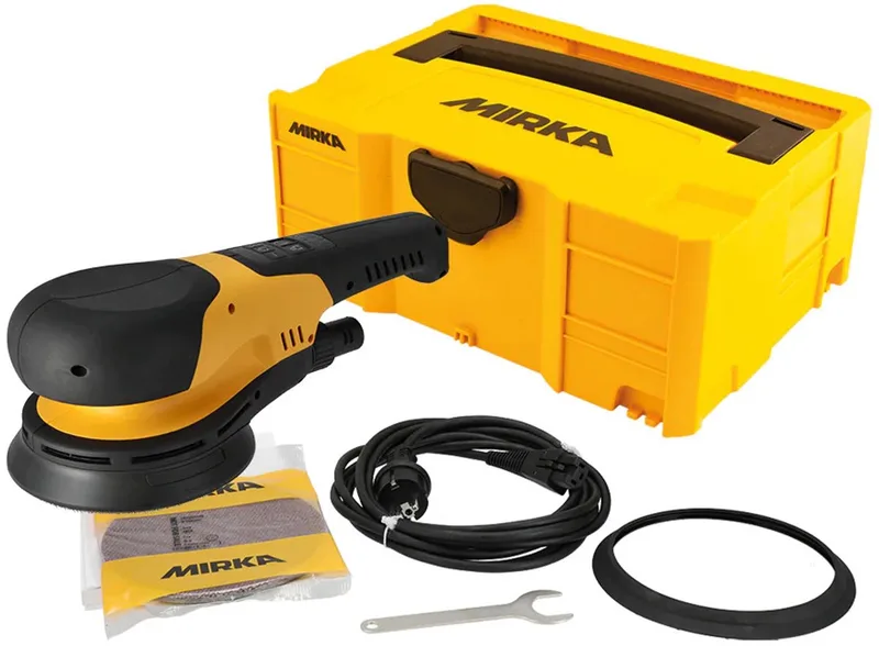DEROS RS 600 Ø150 mm Vlakschuurmachine in kast 750W Motor 700-2500 RPM de Mirka – image du produit