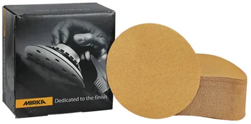 Gold Schuurschijven 77mm zonder gaten - P800 by Mirka – product image
