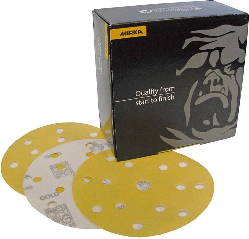 Gold Schuurschijven velcro 150 mm P 320 | 10 stuks by Mirka – product image