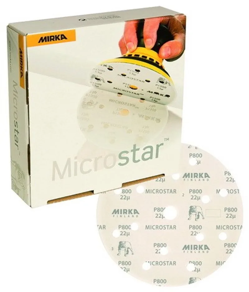 Microstar Schuurschijven 150mm met 15 gaten - P2500 by Mirka – product image
