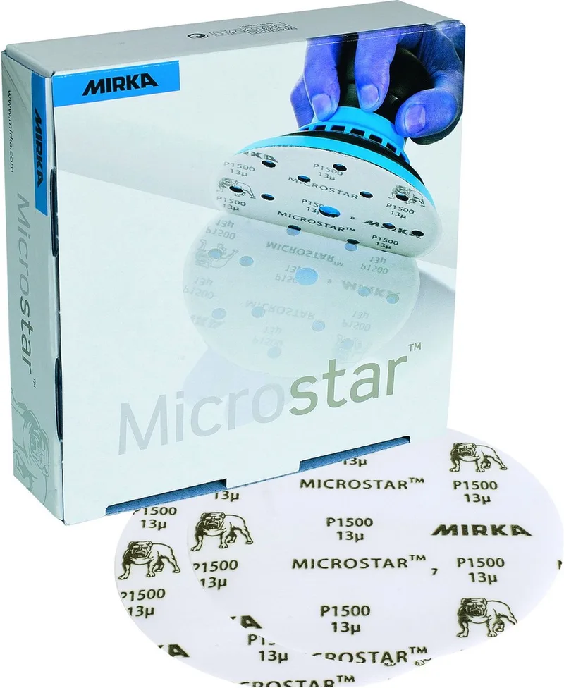 Microstar Schuurschijven 77mm Zonder Gaten - P1200 von Mirka – Produktbild