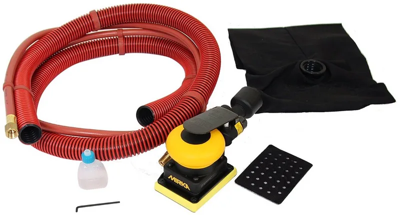 OS343DB Pneumatische Schuurmachine 75x100mm met stofzak van Mirka – productafbeelding
