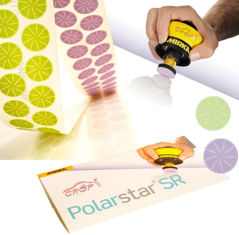 Polarstar SR Micro Schuurschijven 32mm zonder gaten - P3000 (groen) von Mirka – Produktbild