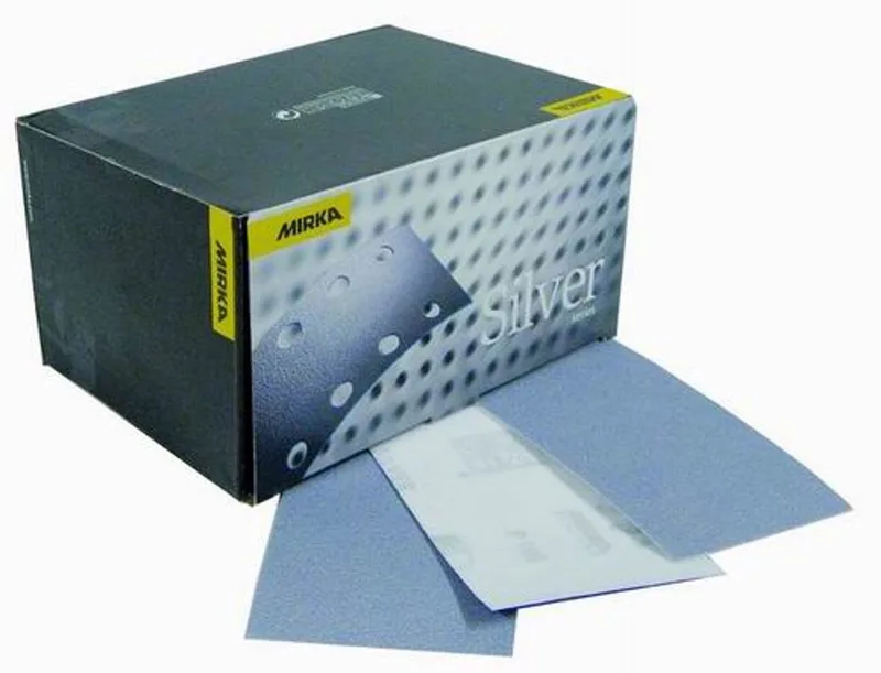 Q-Silver Schuurstroken 70x125mm zonder gaten - P120 från Mirka – produktbild