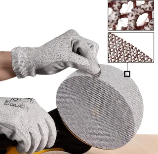 Schleifpapier Abranet Schleifscheiben (Mix Pack), (35 St), Ø150mm, Schleifen von Holz, Spachtel, Lack, Kunststoff de Mirka, Marron – image du produit 4 sur 5