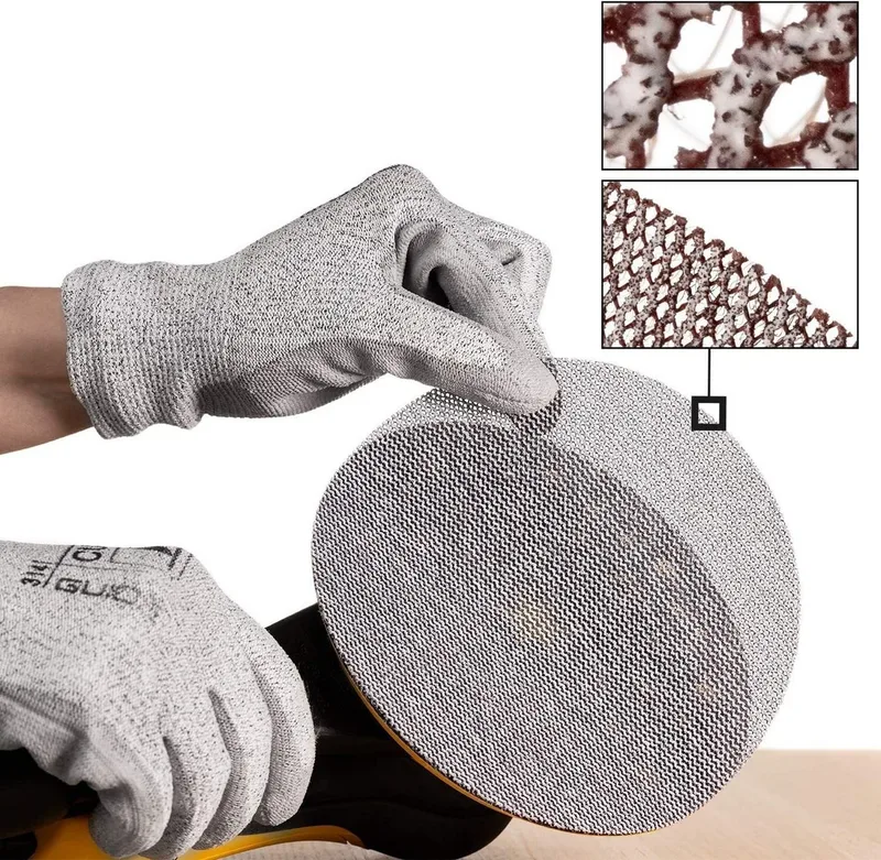 Schleifpapier Abranet Schleifscheiben (Mix Pack), (35 St), Ø150mm, Schleifen von Holz, Spachtel, Lack, Kunststoff de Mirka, Marron – image du produit 4 sur 5