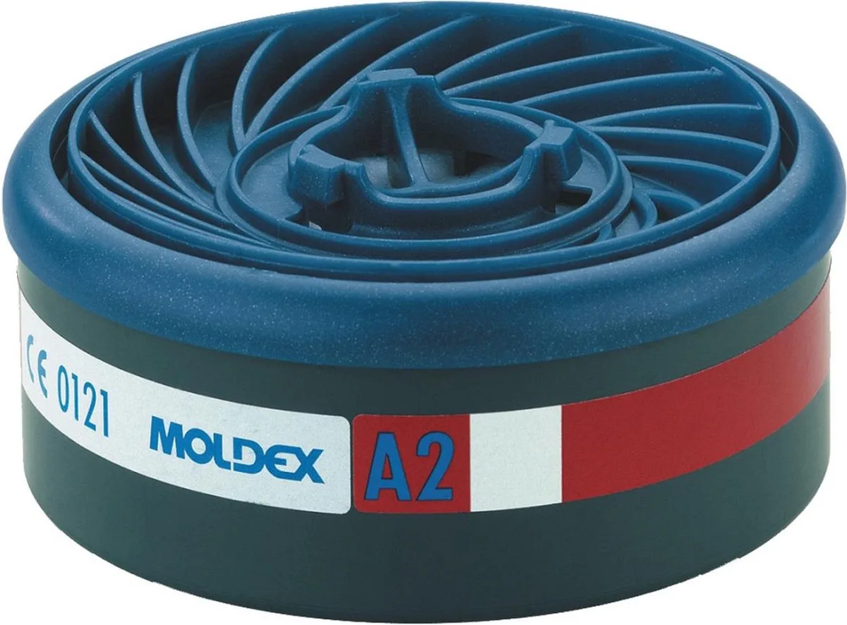 Set de 8 filtres à gaz EasyLock avec Indice de protection: A2 Moldex 920001 de Moldex, Kleurloos – image du produit