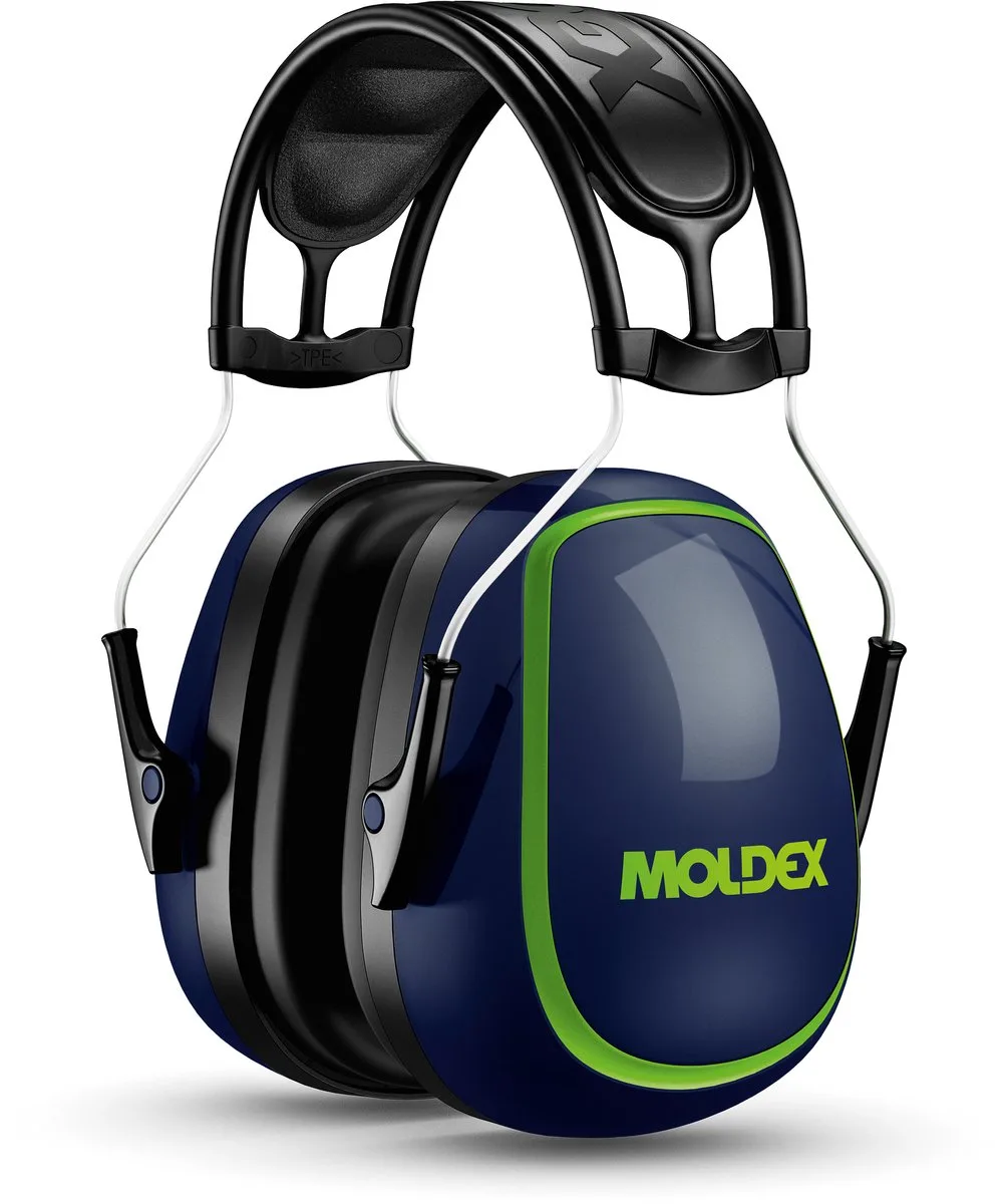 M5 Oorkap - 6120 SNR 34 dB van Moldex, Blauw, Groen – productafbeelding