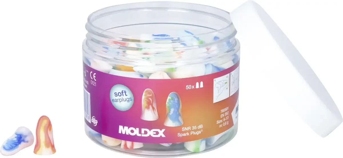 Moldex 780501 Spark Plugs® SNR 35 dB Ørepropper EN 352-2 50 Paar fra Moldex – produktbillede