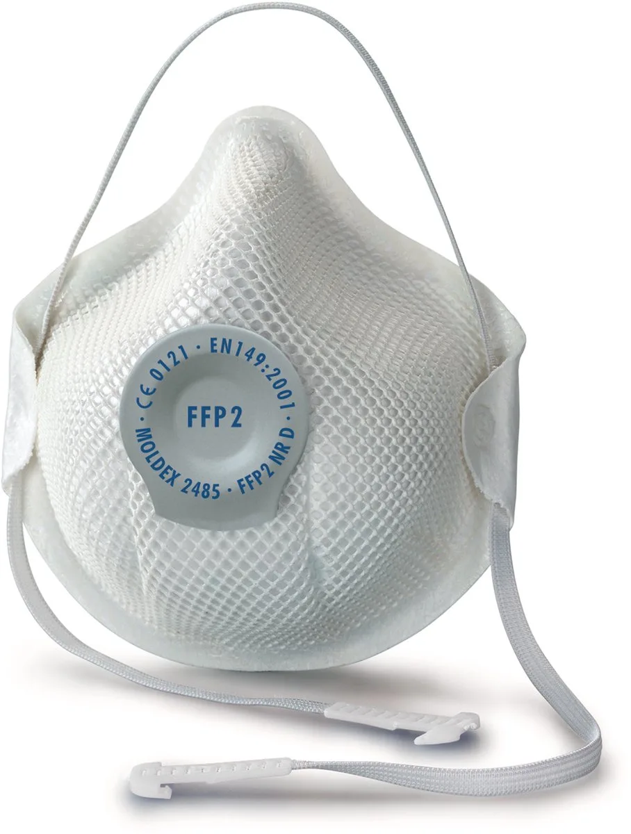 Smart 248501 Fijnstofmasker met ventiel FFP2 D 20 stuk(s) DIN EN 149:2001, DIN EN 149:2009 van Moldex – productafbeelding