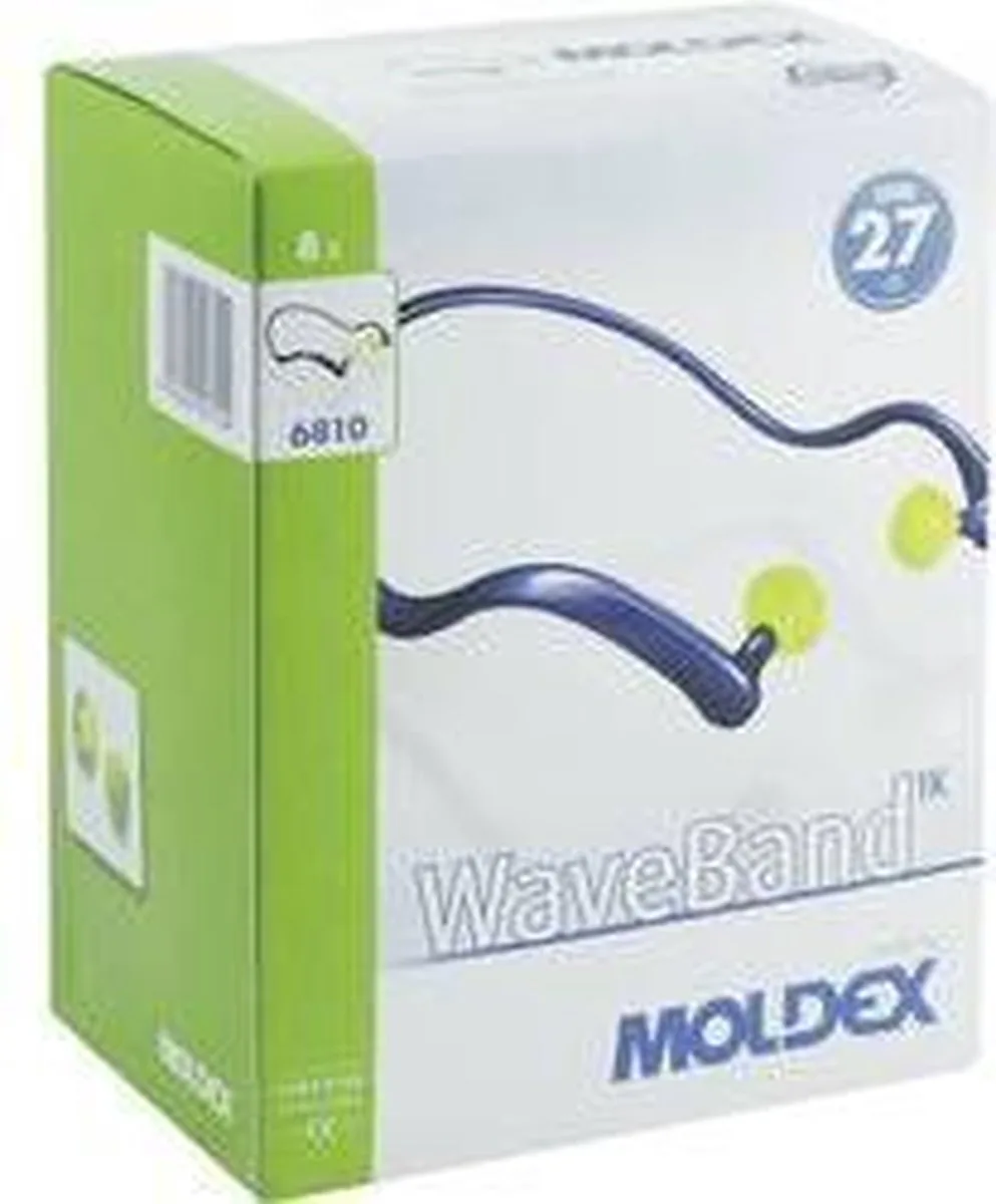 Waveband 6800 2K Beugel-Gehoorbescherming 27 Db från Moldex, Blå – produktbild