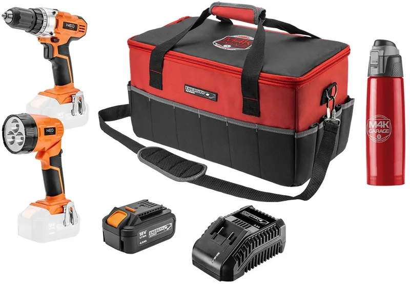 Accuboormachine Set 18V - 4 Ah de Neo Tools – image du produit
