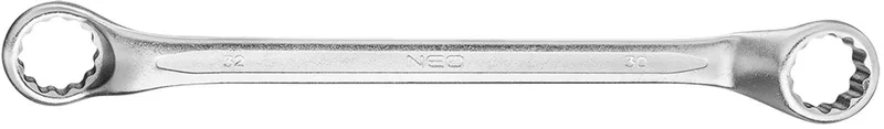 Afgebogen Ringsleutel - 30 x 32 mm - Chroom-vanadiumstaal - 45° Hoek de Neo Tools – image du produit