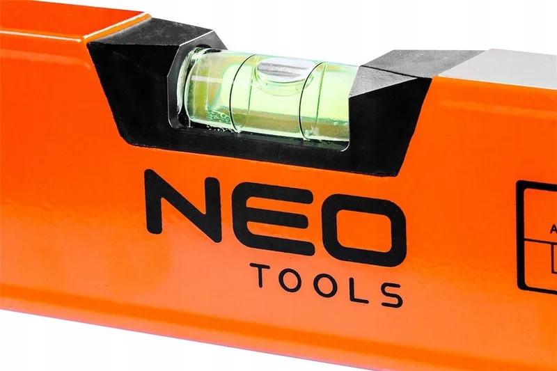 Aluminium Waterpas 100 cm met 2 Libellen - Precisie en Duurzaamheid de Neo Tools, Bleu – image du produit