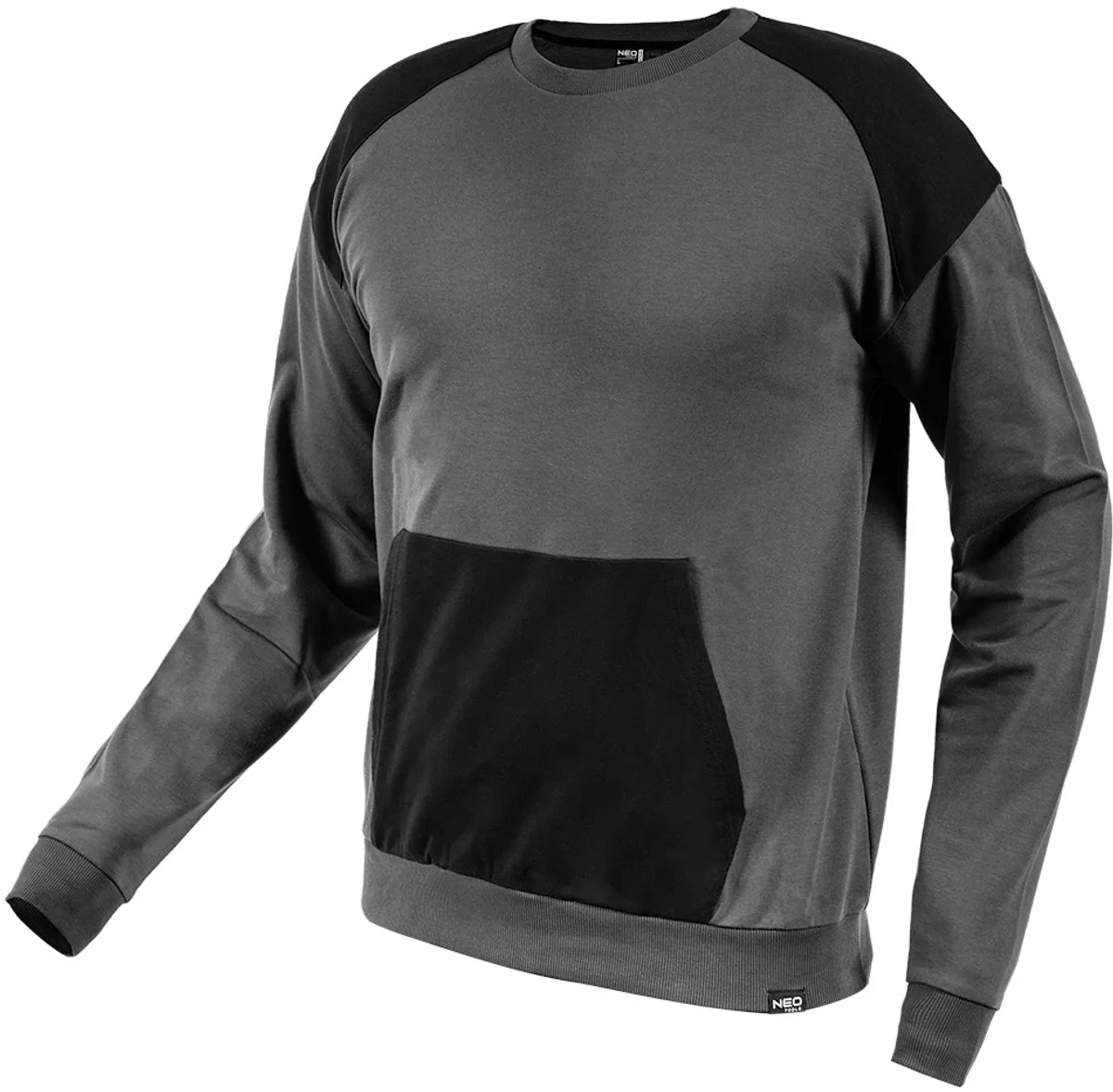 COMFORT Serie - Werktrui - Grijs-Zwart - Kangaroe Zak de Neo Tools, Gris, Noir – image du produit