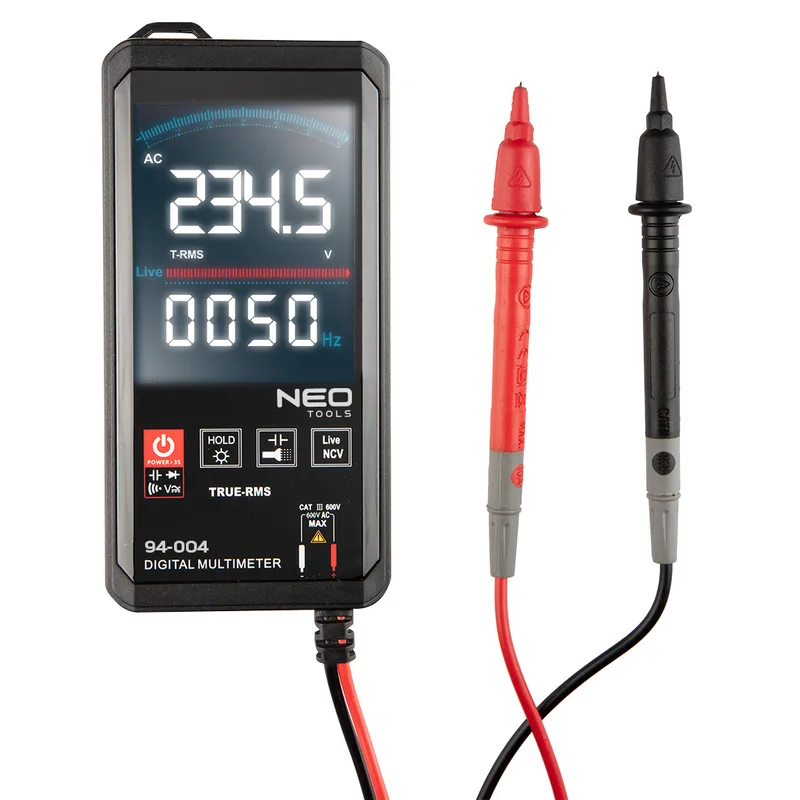 Digitale Multimeter PRO Touchscreen från Neo Tools – produktbild