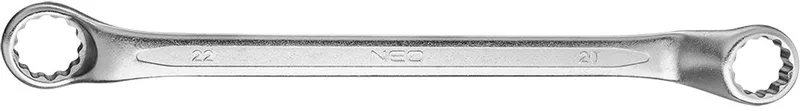 DIN 838 - Gebogen Ringsleutel - 20 x 22 mm - Chroom-Vanadiumstaal - 45° Hoek by Neo Tools – product image
