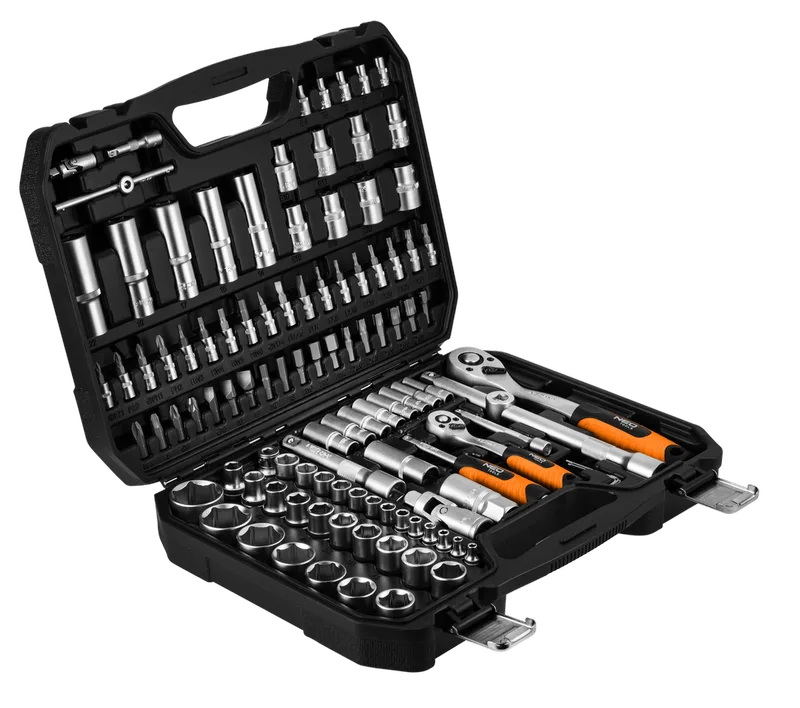 Doppenset 1/4"– 1/2" 110-delig von Neo Tools – Produktbild 6 von 7