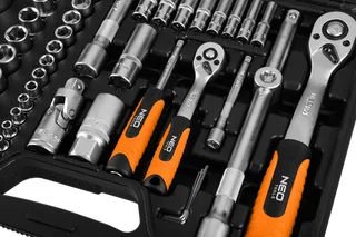 Doppenset 1/4"– 1/2" 110-delig von Neo Tools – Produktbild 2 von 7