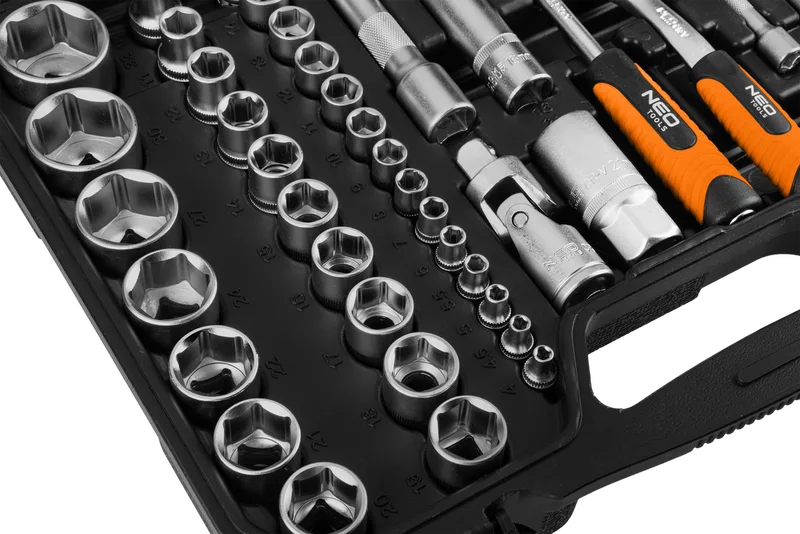Doppenset 1/4"– 1/2" 110-delig von Neo Tools – Produktbild 4 von 7