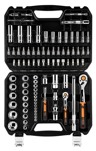 Doppenset 1/4"-1/2" 86 Delig 10-060 fra Neo Tools – produktbillede 7 af 7