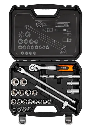Doppenset 25-delig 1/2" von Neo Tools – Produktbild 5 von 8