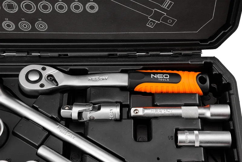 Doppenset 25-delig 1/2" von Neo Tools – Produktbild 3 von 8