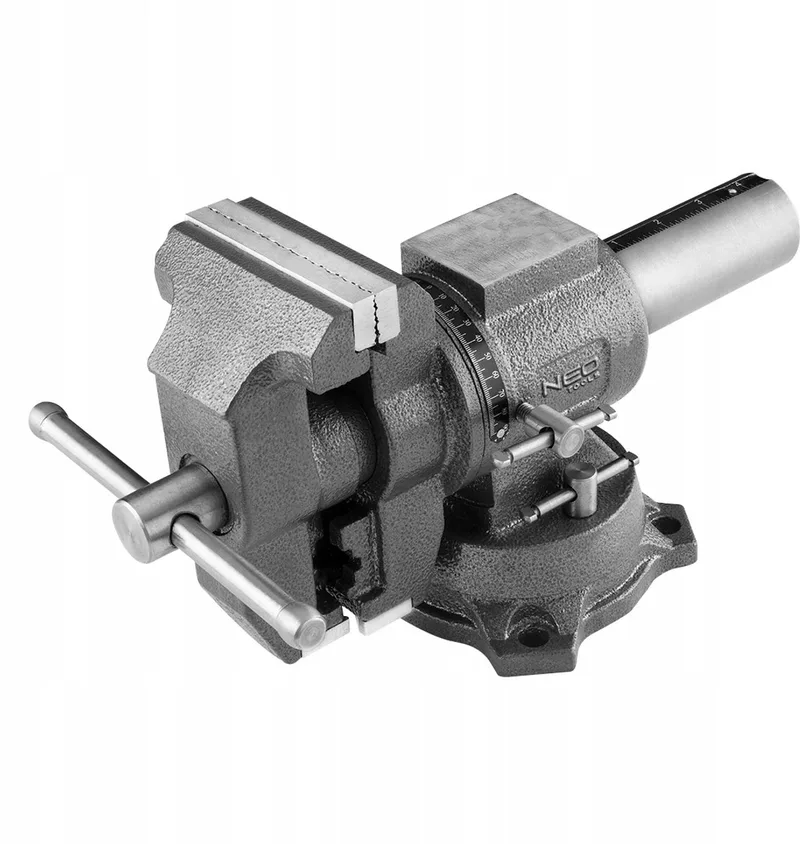 Draaibare werkbank ijzer 100 mm 360° met aambeeld by Neo Tools – product image