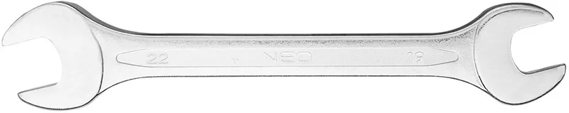 Dubbelzijdige Steeksleutel - 19 x 22 mm - DIN 3110 - Chroom-vanadiumstaal by Neo Tools – product image